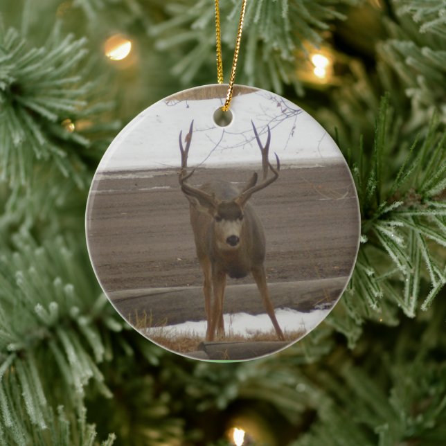 Adorno De Cerámica Buck Ornament (Árbol)