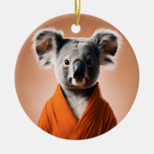 Adorno De Cerámica Budista Koala