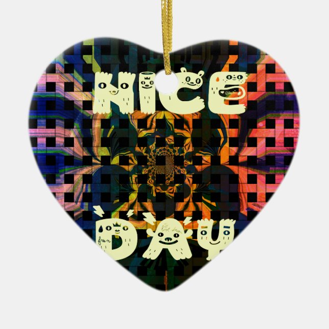 Adorno De Cerámica Buen día (Frente)