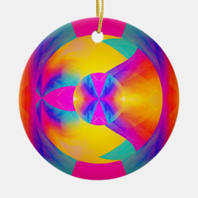 Adorno De Cerámica Buenas vibraciones (Frente)