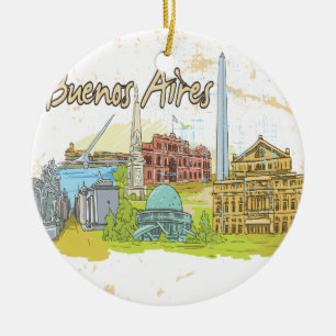 Adorno De Cerámica Buenos Aires