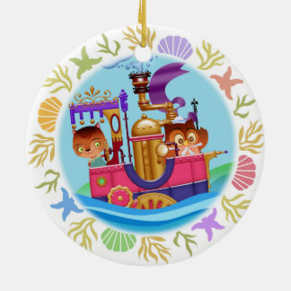 Adorno De Cerámica Búho y el minino