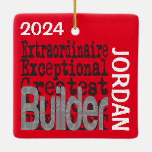 Adorno De Cerámica Builder Extraordinaire