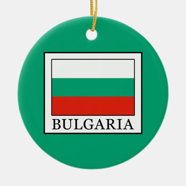 Adorno De Cerámica Bulgaria (Frente)