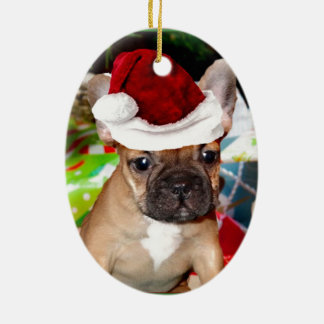 Adorno De Cerámica Bulldog francés