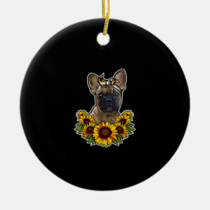 Adorno De Cerámica bulldog francés lindo regalo de regalo de decoraci