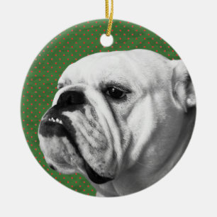 Adorno De Cerámica Bulldog inglés