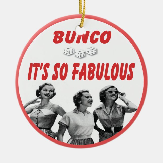 Adorno De Cerámica bunco es tan fabuloso (Frente)