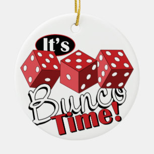Adorno De Cerámica Bunco TIme