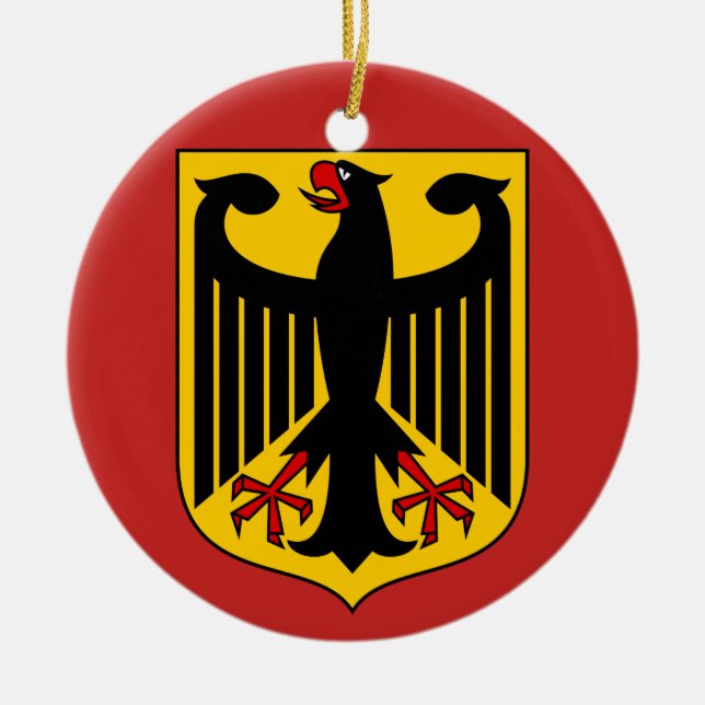Adorno De Cerámica Bundesadler - Bundeswappen Deutschlands - Alemania (Frente)