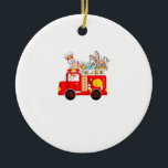 Adorno De Cerámica Bunny Riding Firetruck Easter Day Firefighter Happ<br><div class="desc">Bunny Riding Firetruck Easter Day Firefighter Happy Easter T-Shirt</div>