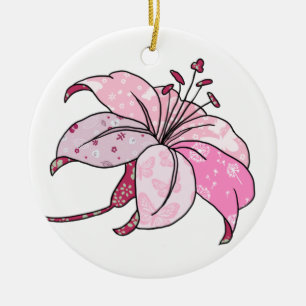 Adorno De Cerámica bunte Lilie