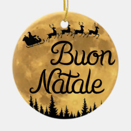 Adorno De Cerámica Buon Natale Ornament