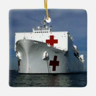 Adorno De Cerámica Buque hospital de la misericordia de USNS