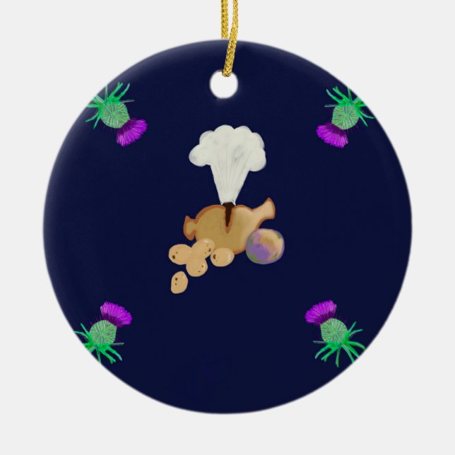 Adorno De Cerámica Burns supper (Frente)