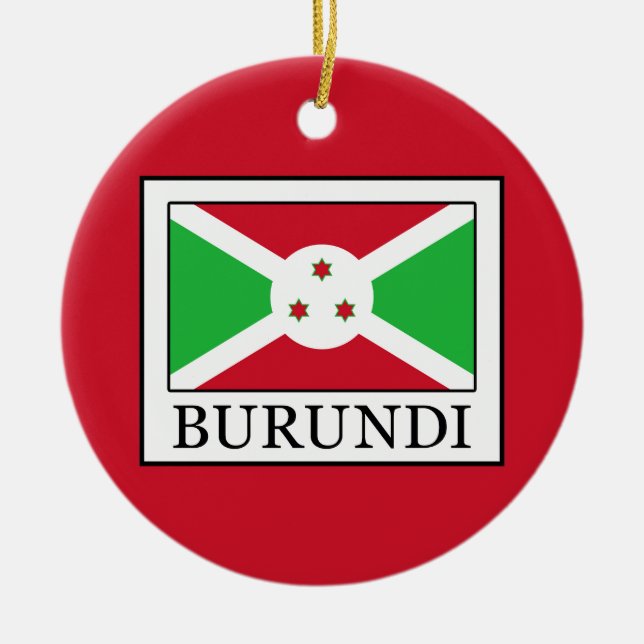 Adorno De Cerámica Burundi (Frente)