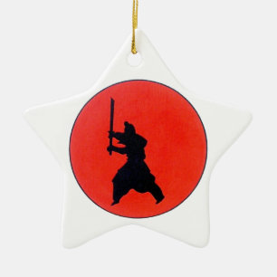 Adorno De Cerámica Bushido japonés