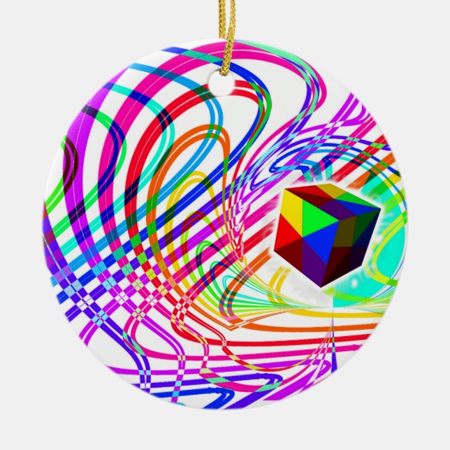 Adorno De Cerámica "Búsqueda de la visión" (Frente)