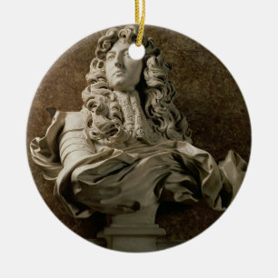 Adorno De Cerámica Busto del retrato de Louis XIV (1638-1715), 1665,