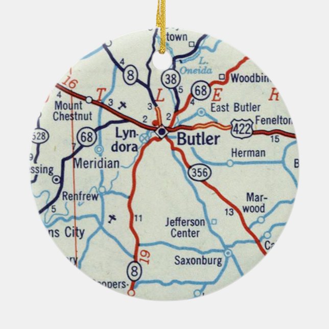 Adorno De Cerámica Butler PA (Atrás)