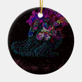 Adorno De Cerámica Butterfly Princess