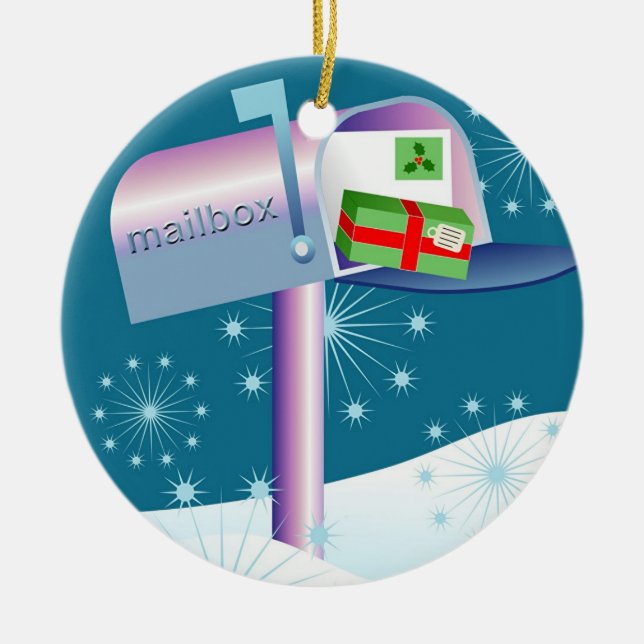 Adorno De Cerámica Buzón (Frente)