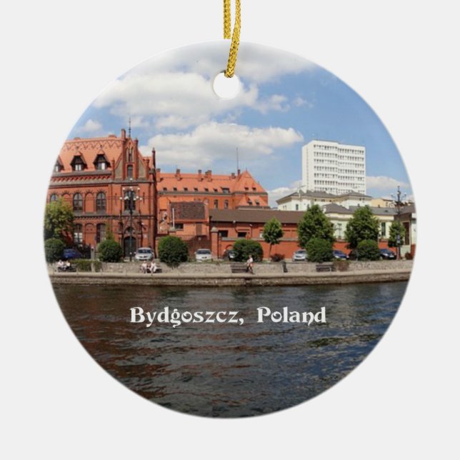 Adorno De Cerámica Bydgoszcz, paisaje urbano de Polonia (Frente)