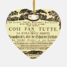 Adorno De Cerámica C. C. H. Wolfgang Amadeus Mozart Herz Oper Cosi