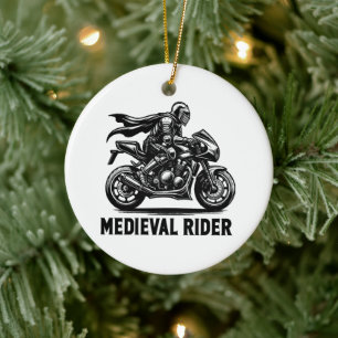 Adorno De Cerámica caballero medieval