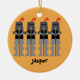 Adorno De Cerámica Caballeros