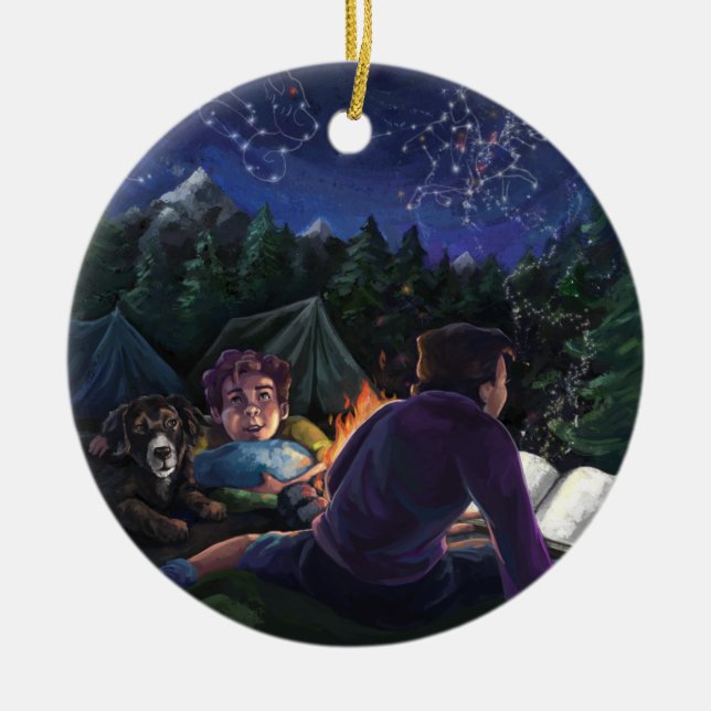 Adorno De Cerámica Caballeros de Verano (Frente)