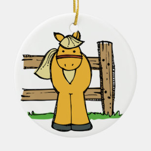 Adorno De Cerámica Caballo