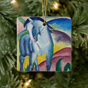 Adorno De Cerámica Caballo Azul de Franz Marc, Arte Antiguo de Bellas