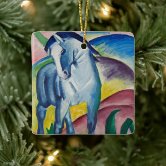 Adorno De Cerámica Caballo Azul de Franz Marc, Arte Antiguo de Bellas