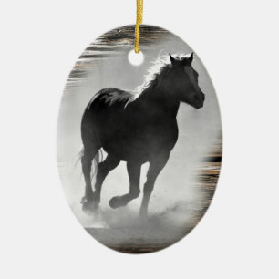 Adorno De Cerámica Caballo de Galloping