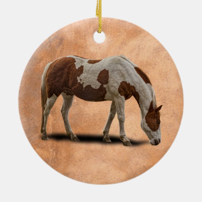 ADORNO DE CERÁMICA CABALLO DE PINTURA (Atrás)