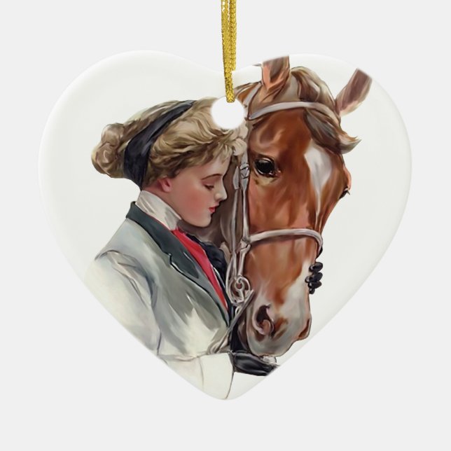 Adorno De Cerámica Caballo favorito (Frente)