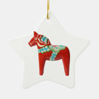 Adorno De Cerámica Caballo rojo de Dala del sueco