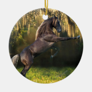 Adorno De Cerámica Caballos de la fantasía: Príncipe del guerrero