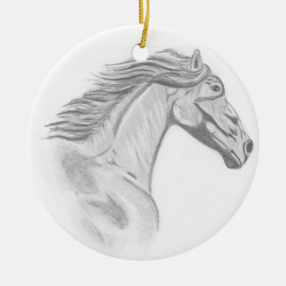 Adorno De Cerámica Caballos salvajes