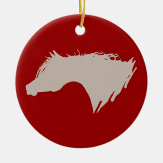 Adorno De Cerámica Cabeza de caballo árabe