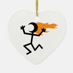 Adorno De Cerámica Cabeza de inflamación