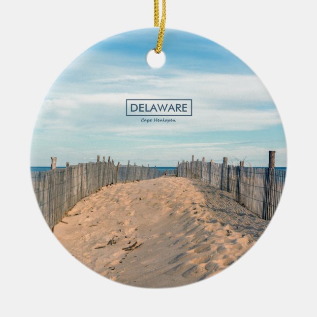 Adorno De Cerámica Cabo Henlopen. (Frente)
