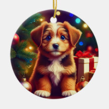 Cachorro de Navidad Adorable
