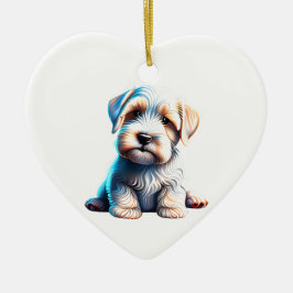 Adorno De Cerámica Cachorro personalizado Sealyham Terrier