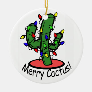 Adorno De Cerámica Cactus de moras