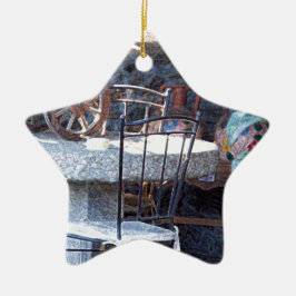 Adorno De Cerámica Cactus Still Life