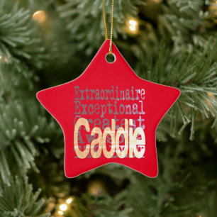 Adorno De Cerámica Caddie Extraordinaire