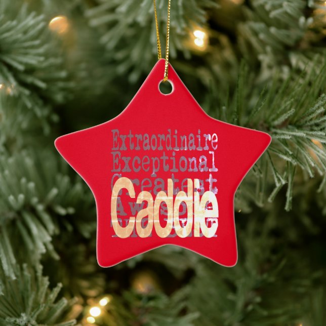 Adorno De Cerámica Caddie Extraordinaire (Árbol)