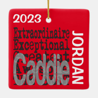 Adorno De Cerámica Caddie Extraordinaire PERSONALIZADO